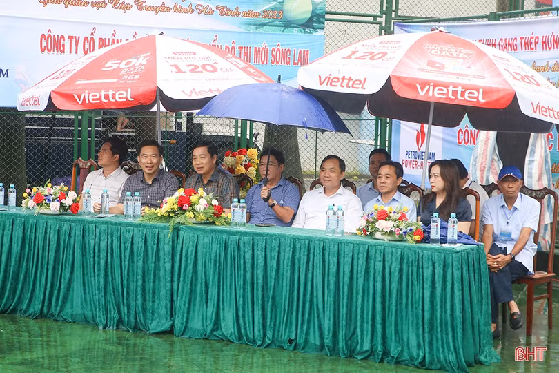 Khởi tranh Giải Quần vợt Cúp Truyền hình Hà Tĩnh năm 2023
