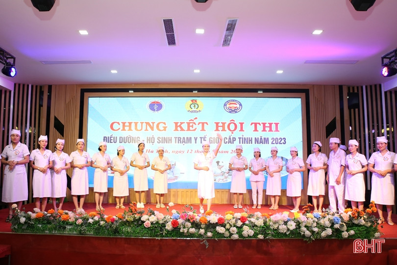 Trung tâm Y tế Hương Sơn nhất Hội thi Điều dưỡng - Hộ sinh trạm y tế giỏi cấp tỉnh