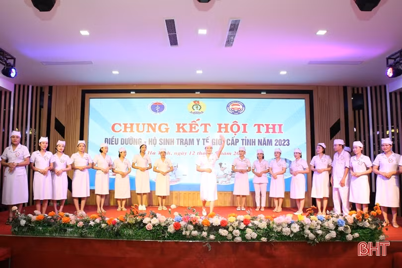 Trung tâm Y tế Hương Sơn nhất Hội thi Điều dưỡng - Hộ sinh trạm y tế giỏi cấp tỉnh