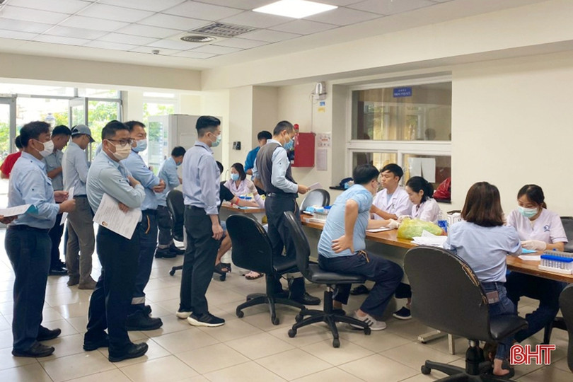 Khám sức khỏe cho công nhân, lao động Formosa Hà Tĩnh