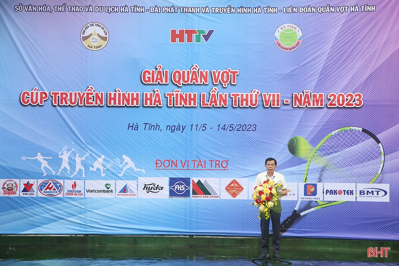 Khởi tranh Giải Quần vợt Cúp Truyền hình Hà Tĩnh năm 2023