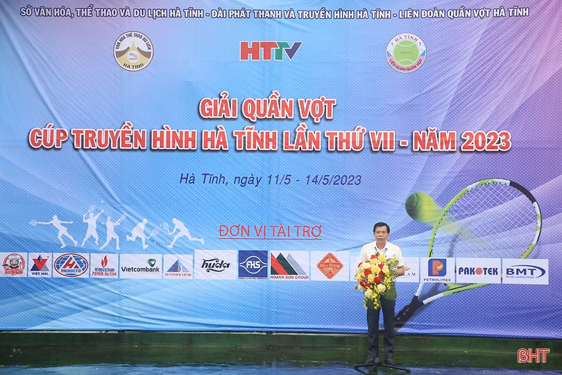 Khởi tranh Giải Quần vợt Cúp Truyền hình Hà Tĩnh năm 2023