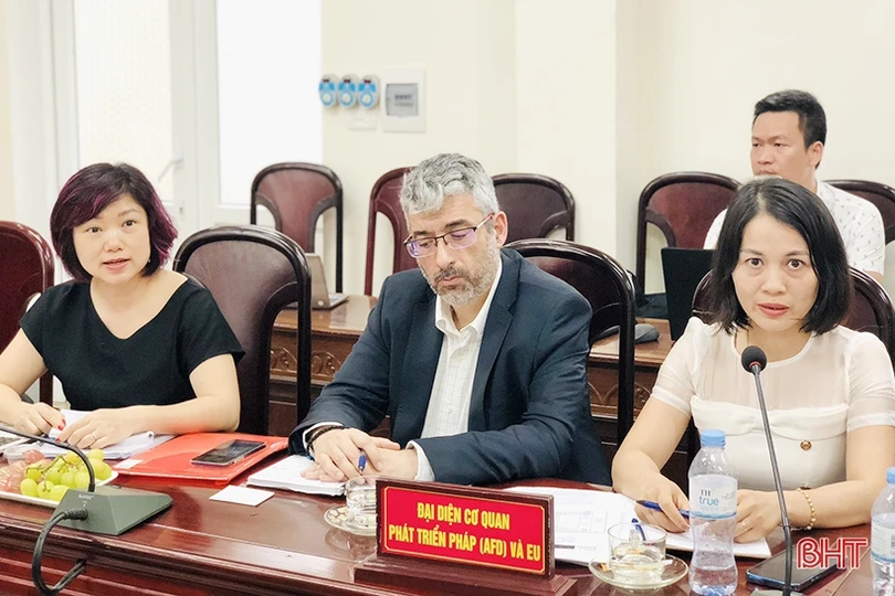 AFD và huyện Thạch Hà thống nhất một số nội dung về tiểu dự án đô thị