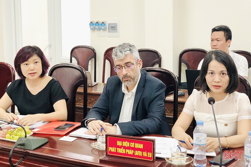 AFD và huyện Thạch Hà thống nhất một số nội dung về tiểu dự án đô thị