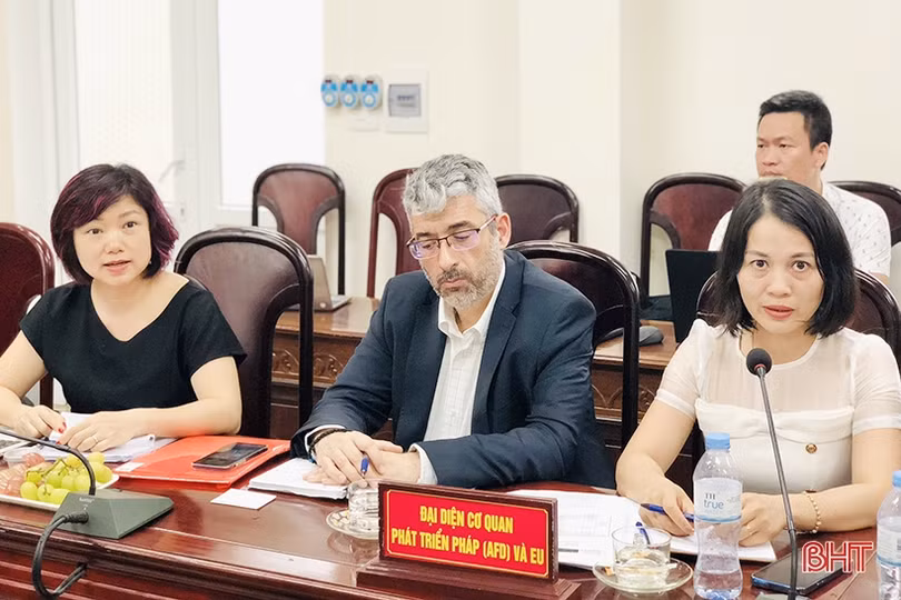 AFD và huyện Thạch Hà thống nhất một số nội dung về tiểu dự án đô thị