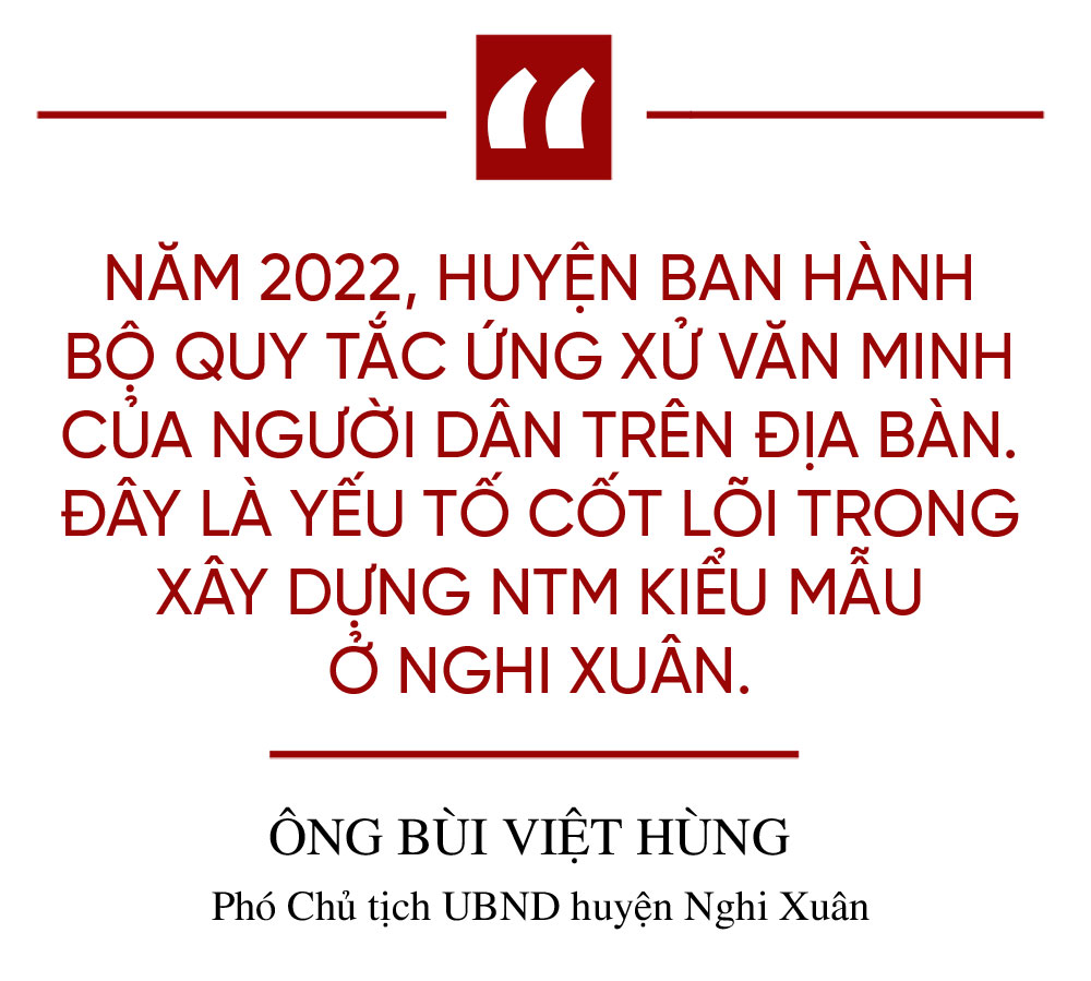 Xây dựng NTM ở Hà Tĩnh: Đi vào chiều sâu, hiệu quả và bền vững (Bài 3): Kiên trì mục tiêu nông thôn hiện đại, bình yên, giàu bản sắc ảnh 11 Xây dựng NTM ở Hà Tĩnh: Đi vào chiều sâu, hiệu quả và bền vững (Bài 3): Kiên trì mục tiêu nông thôn hiện đại, bình yên, giàu bản sắc