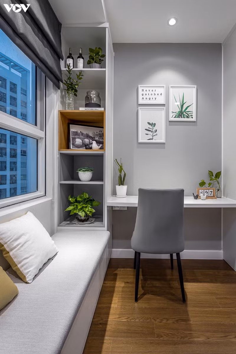 Nét cá tính trong căn hộ đơn sắc