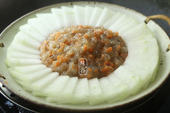 Món bí xanh hấp tôm - hương vị mát lành lạ miệng