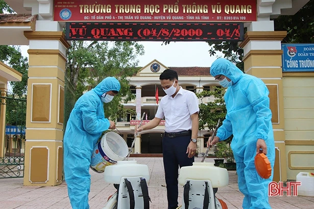 Hà Tĩnh đảm bảo điều kiện y tế an toàn cho hơn 15 ngàn thí sinh thi tốt nghiệp THPT