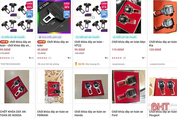 Mua chốt cắm thay cài dây an toàn, thói xấu cần loại bỏ khi ngồi trên ô tô