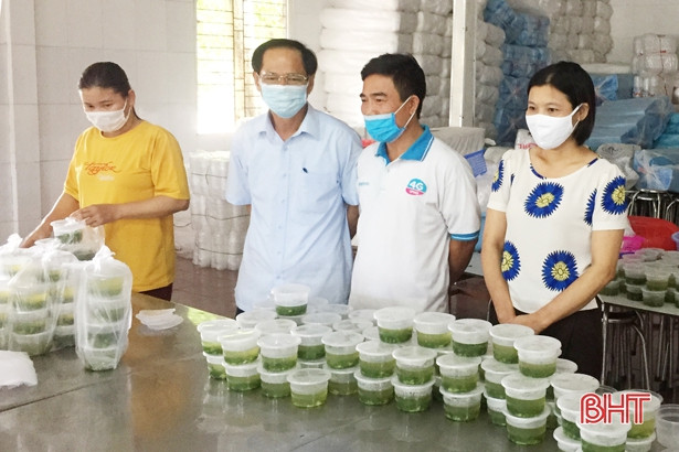 Các khu cách ly tập trung ở Hà Tĩnh đảm bảo an toàn thực phẩm