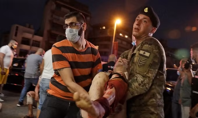 Nga, Pháp mở bệnh viện dã chiến giúp Lebanon vượt qua thảm kịch