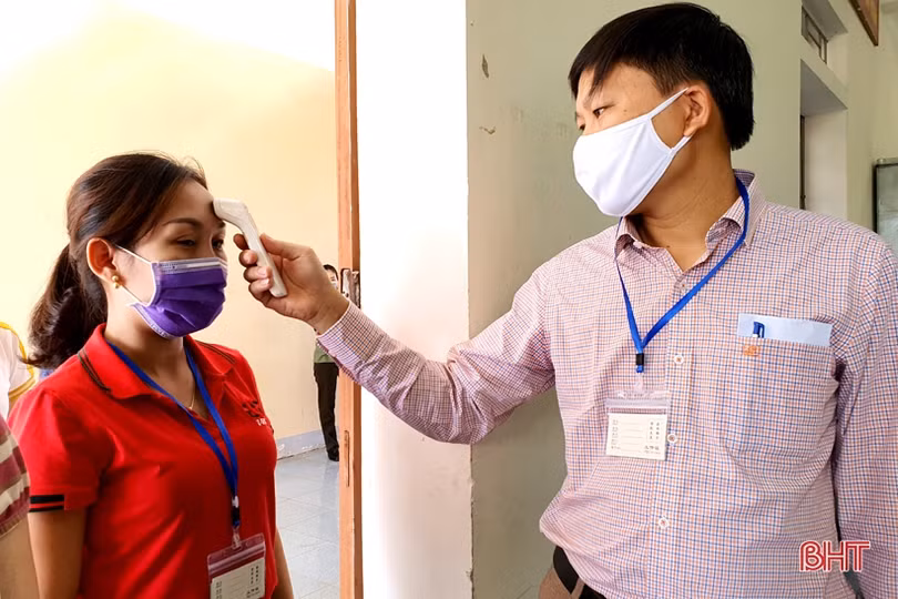 35 điểm thi ở Hà Tĩnh đảm bảo an toàn, đón thí sinh đến làm thủ tục vào chiều nay