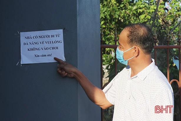 Mỗi xóm làng, tổ dân phố ở Hà Tĩnh là một “pháo đài” chống dịch