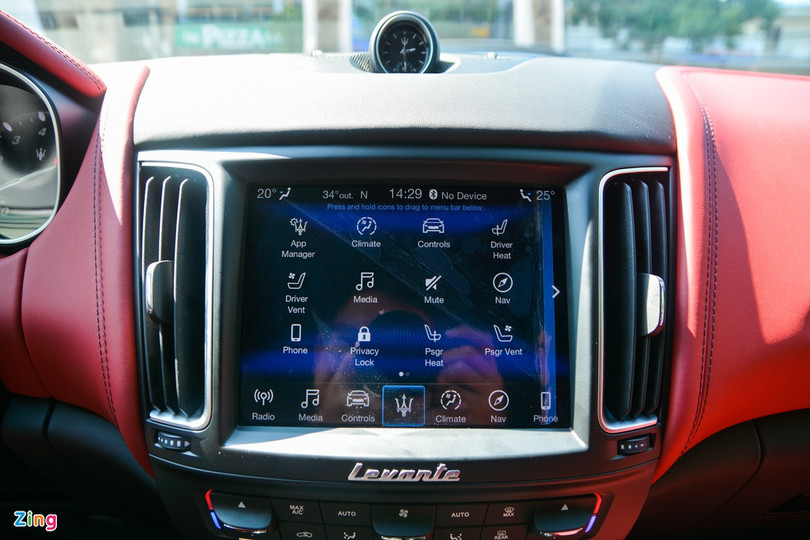 Chi tiết Maserati Levante tại VN, SUV hạng sang giá từ 5, 5 tỷ đồng ảnh 9 Chi tiết Maserati Levante tại Việt Nam, SUV hạng sang giá từ 5,5 tỷ đồng