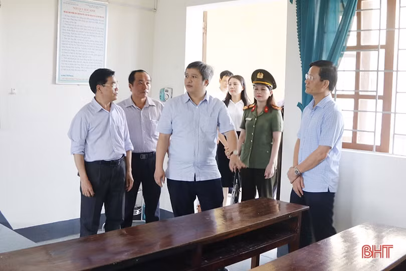 Đảm bảo Kỳ thi tốt nghiệp THPT 2020 tại Hà Tĩnh diễn ra nghiêm túc, an toàn tuyệt đối