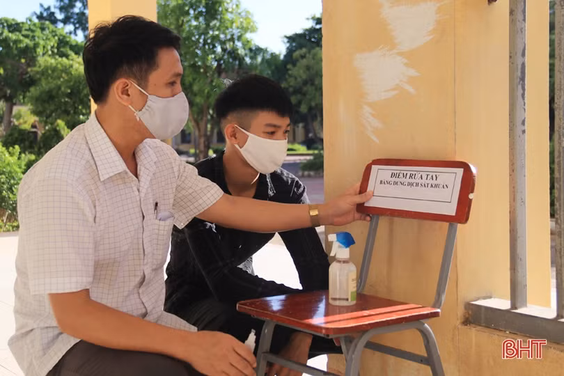 35 điểm thi ở Hà Tĩnh đảm bảo an toàn, đón thí sinh đến làm thủ tục vào chiều nay