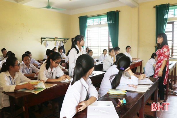 Hơn 78,5% thí sinh ở Hà Tĩnh chọn tổ hợp khoa học xã hội