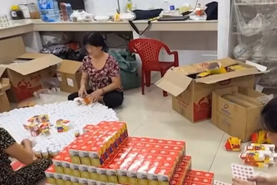 Phá đường dây sản xuất thuốc đông y giả trộn Paracetamol