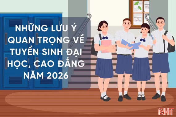 [Motion graphics] Những lưu ý quan trọng về tuyển sinh đại học, cao đẳng năm 2026