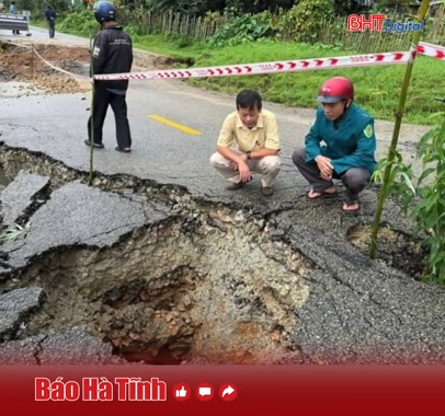 Hố "tử thần" trên quốc lộ Đà Nẵng - Quảng Ngãi