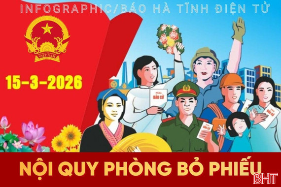 [Infographic] Những quy định nào áp dụng tại phòng bỏ phiếu bầu cử?