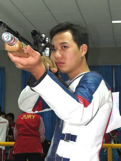 Tân vô địch Ngô Hữu Vượng. Ảnh: An Nhơn.