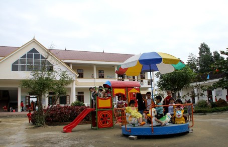 Trường mầm non Gia Phố đạt chuẩn Quốc gia