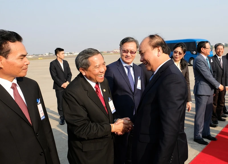 Ảnh: VGP/Quang Hiếu dua quan he viet lao len tam cao moi