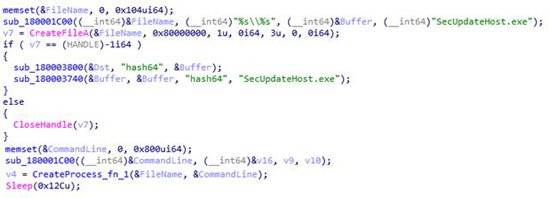 File SecUpdateHost.exe thực chất là một “coin miner” cyradar canh bao ma doc dao tien ao co cach thuc lay lan tuong tu wannacry