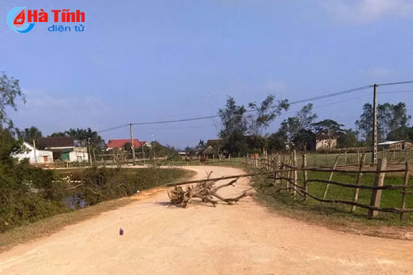 loi dung cho dat xay dung ntm xe qua tai bam nat duong lang