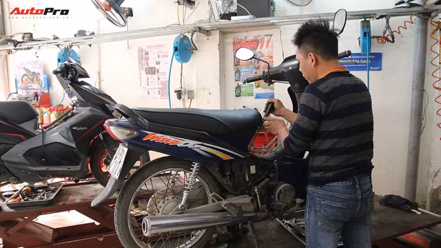 kinh nghiem cham soc xe may dung cach de don tet