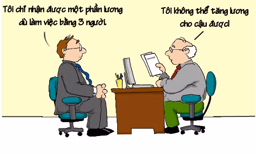 khong the tang luong cho nhan vien cham chi