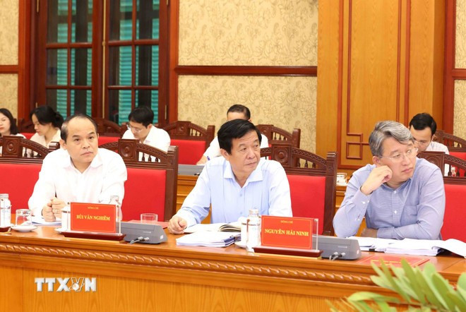 Đại biểu tham dự Phiên họp thứ 28 Ban Chỉ đạo Trung ương về phòng, chống tham nhũng, lãng phí, tiêu cực. (Ảnh: Phương Hoa/TTXVN) Đại biểu tham dự Phiên họp thứ 28 Ban Chỉ đạo Trung ương về phòng, chống tham nhũng, lãng phí, tiêu cực. (Ảnh: Phương Hoa/TTXVN)