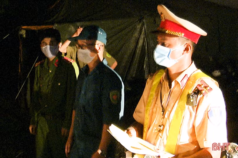 Đức Thọ, Hương Sơn lập 5 chốt kiểm tra phòng chống dịch Covid-19