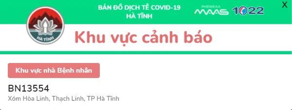 Sở TT&TT Hà Tĩnh hướng dẫn sử dụng bản đồ thông tin dịch tễ bệnh nhân Covid-19