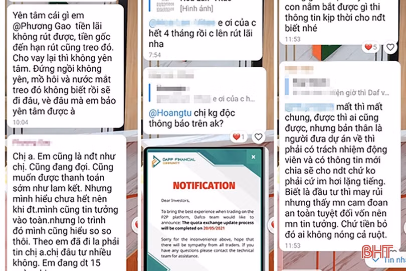 Hà Tĩnh: Nhà đầu tư tiền ảo DAF bức xúc khi mô hình đang… “chết yểu”?!