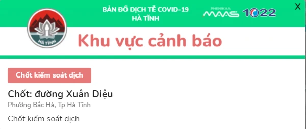 Sở TT&TT Hà Tĩnh hướng dẫn sử dụng bản đồ thông tin dịch tễ bệnh nhân Covid-19