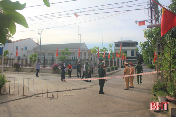 Thu hẹp vùng cách ly y tế tại thị trấn Thạch Hà
