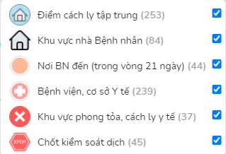 Sở TT&TT Hà Tĩnh hướng dẫn sử dụng bản đồ thông tin dịch tễ bệnh nhân Covid-19
