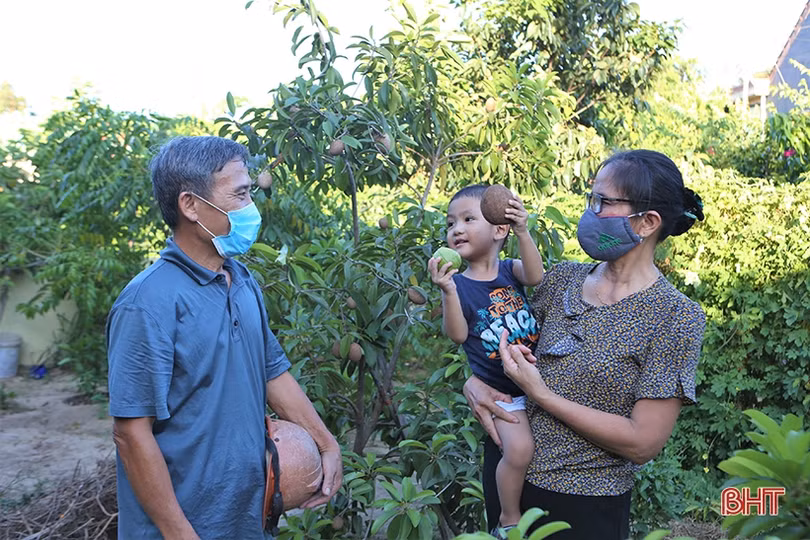 Lòng hiếu thảo, sự sẻ chia trong một gia đình hạnh phúc ở Hà Tĩnh