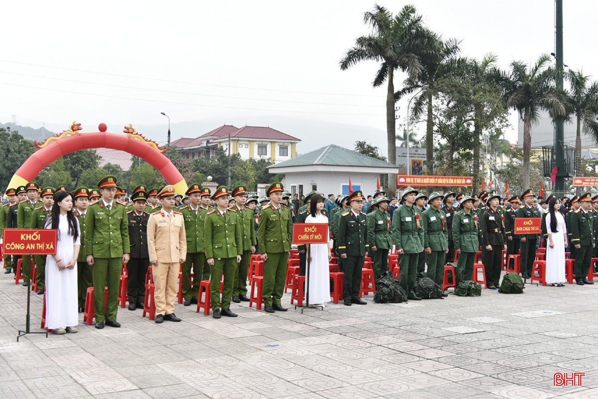 Các tân binh được biên chế về: Lữ đoàn 206 (Quân khu 4), Trung đoàn 841 (Bộ Chỉ huy Quân sự tỉnh), Bộ Chỉ huy BĐBP tỉnh và Công an tỉnh.