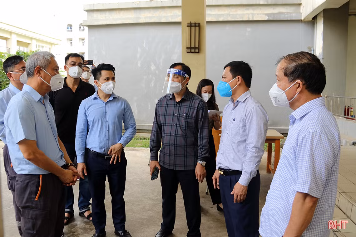 Khẩn trương đưa Trung tâm Y tế huyện Kỳ Anh làm nơi điều trị bệnh nhân Covid-19 vào ngày 15/6