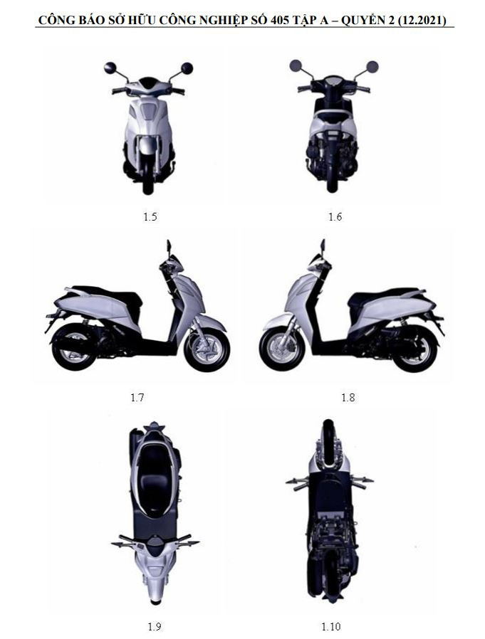 Xe tay ga Honda Genio được đăng ký bản quyền tại Việt Nam