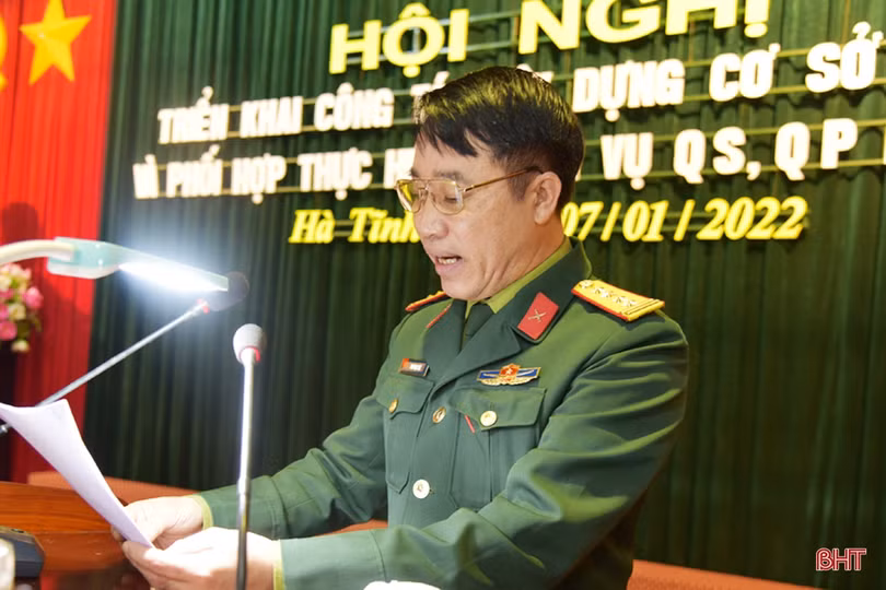 Xây dựng cơ sở vững mạnh, thực hiện tốt nhiệm vụ quân sự - quốc phòng trên địa bàn Hà Tĩnh