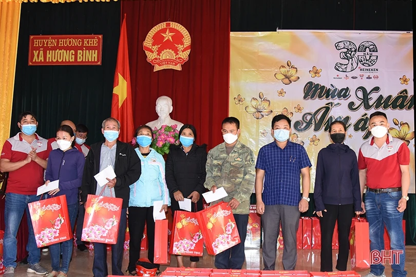 “Mùa xuân ấm áp” của Heineken Việt Nam đến với người nghèo Hà Tĩnh