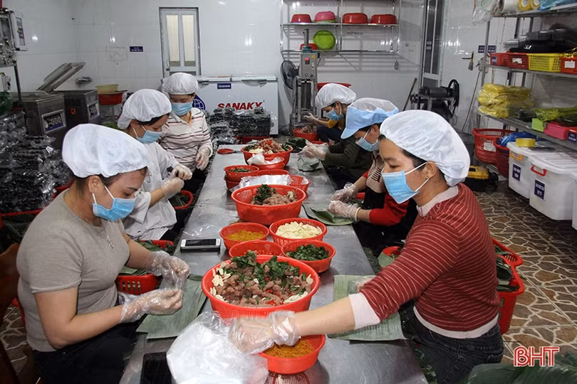 Tết còn 3 tuần, nhiều cơ sở OCOP của Hương Sơn đã kín đơn hàng