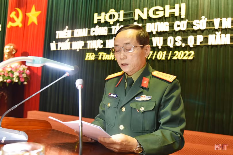 Xây dựng cơ sở vững mạnh, thực hiện tốt nhiệm vụ quân sự - quốc phòng trên địa bàn Hà Tĩnh