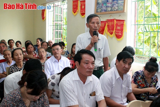 Cử tri Hương Sơn quan tâm đến hiệu quả dự án trong KCN Đại Kim ảnh 2