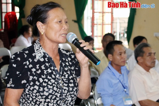 Cử tri Nghi Xuân phản ánh tình trạng ô nhiễm môi trường trên địa bàn ảnh 3